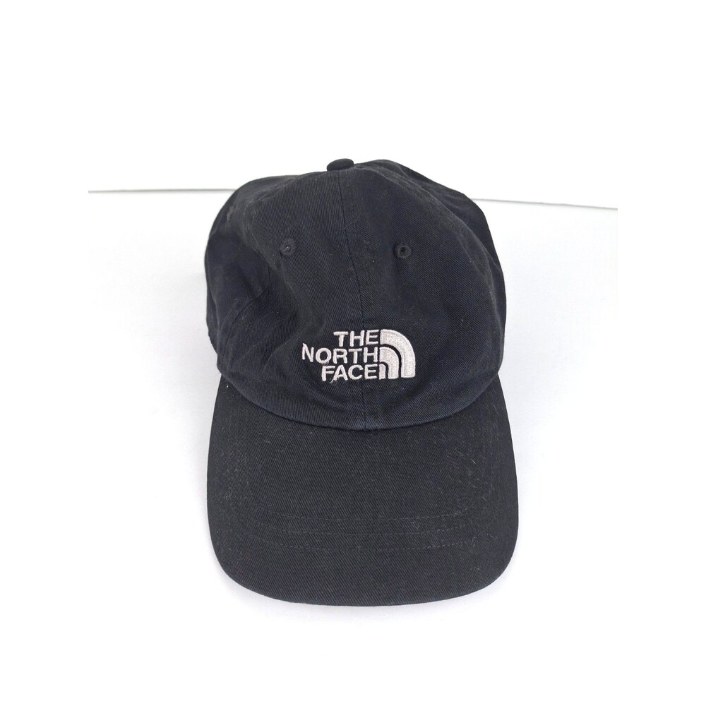 North Face Hat Cap Strap Back Black Embroidered Logo Since 1968 One Size Mens
